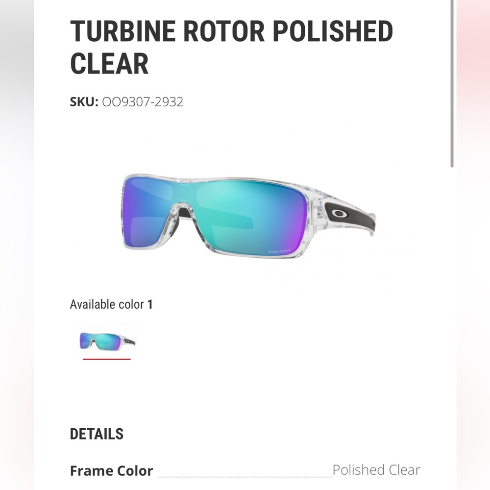 Oakley model turbine rotor